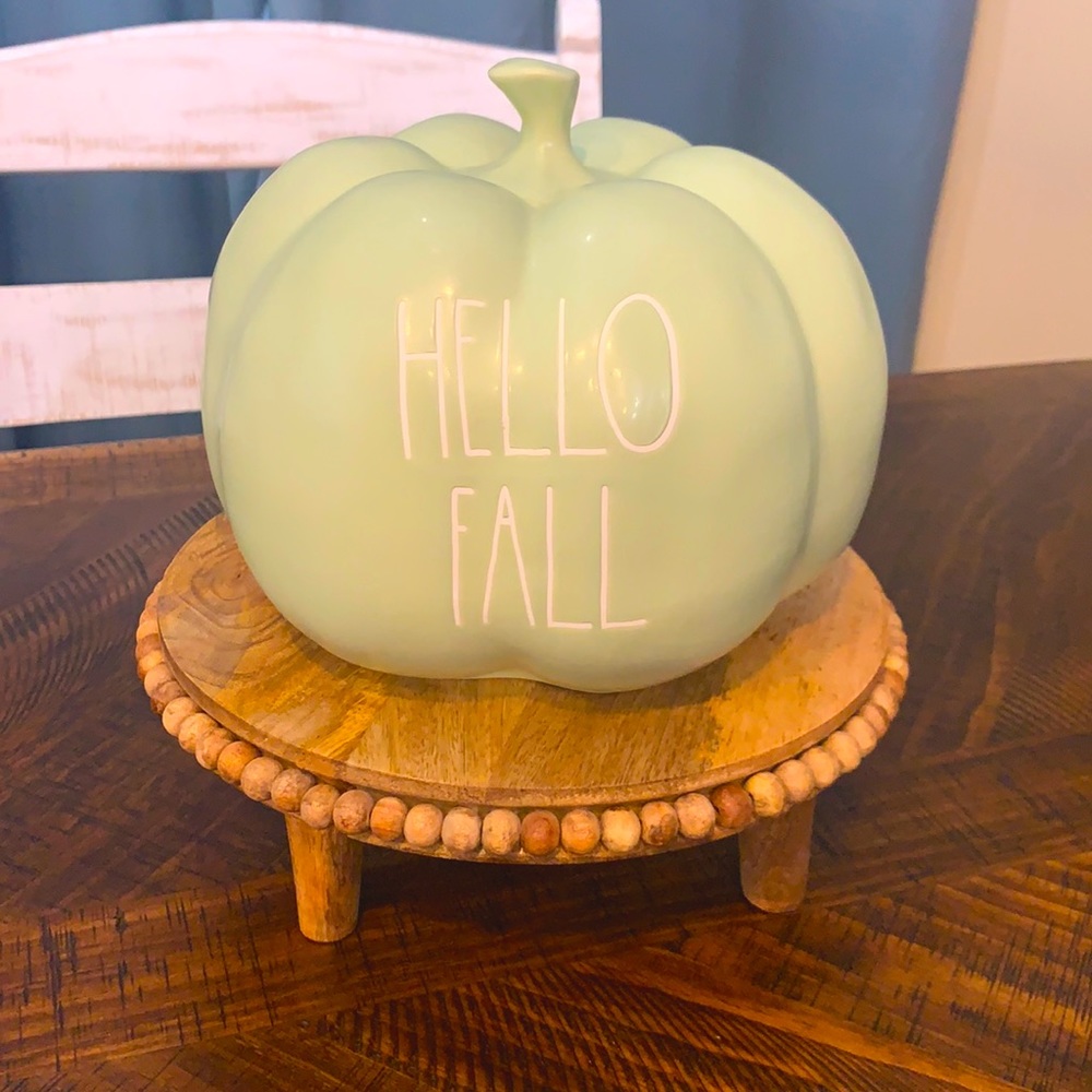 Rae Dunn hello fall pumpkin